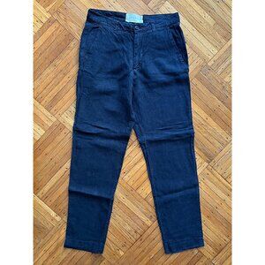 A Day’s March Navy Linen Pants